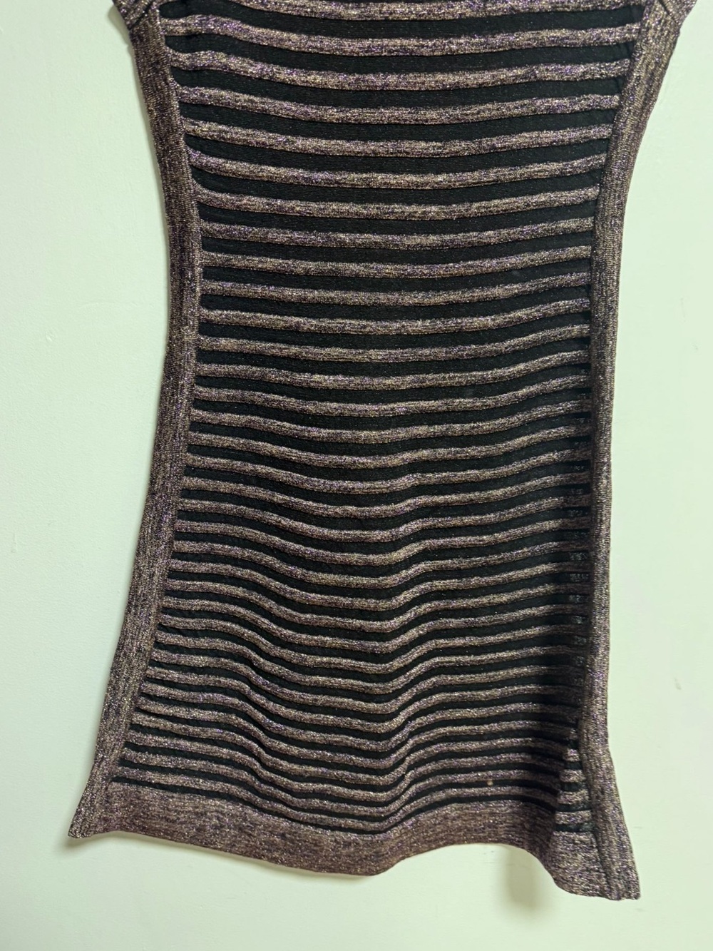 Missoni Metallic Stripe Sleeveless Knit Dress - S/M - Picture 6 of 10